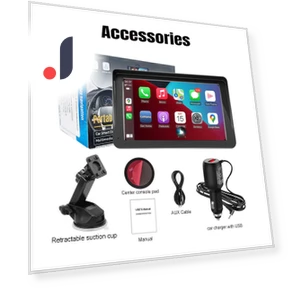 Universal CarPlay Android Auto Multimedia Video Player — Stereo Receivers, weekjooy