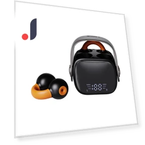 Wireless Headphones with Digital Display — Over-Ear Headphones, VAORLO