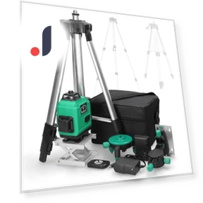 16-Line Laser Level with Touch Screen — Alignment & Leveling Lasers, Meterk