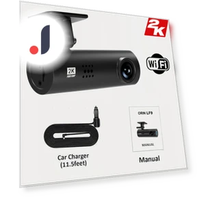 2K HD WIFI DVR Car Dash Cam — Rearview Cameras for Cars, LIAESMART
