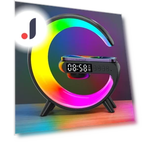 3-in-1 Wireless Charger with Bluetooth Speaker and Ambient Light — Sleep Soothers, Popular House