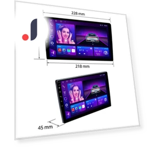 Android 9 inch 2 Din Car Radio — Stereo Receivers, Reakosound