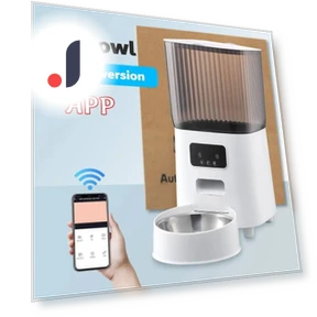 Automatic Pet Feeder with Wi-Fi Camera — Automatic Feeders, Happy World Electronics