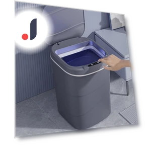 Automatic Trash Bin for Bathroom — Waste Baskets, HappyToy