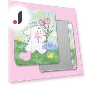 Cute Floral Puppy iPad Case — Protective Cases, Joyway