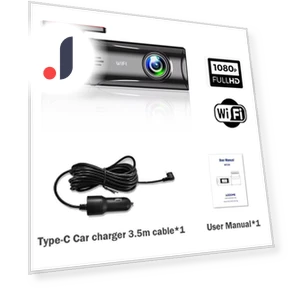 Dash Cam 1080P WiFi — Dashboard Cameras, PRISMA