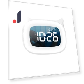 Rechargeable Digital Alarm Clock with Night Light — Alarms & Clocks, Happypilot