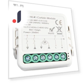Smart Curtain Switch Module — Smart Home Modules, White Dream
