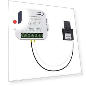 Smart Energy Meter with Clamp — Energy Measurement Tools, White Dream