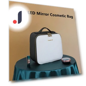 Smart LED Cosmetic Bag with Mirror — Cosmetic Cases, Makeup Kits