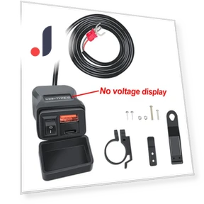 Smart Motorcycle Charger with Dual USB QC3.0 — Chargers, NyPhoenix Auto