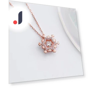 Snowflake Smart Necklace — Smart Jewelry, Lucky Star Jewelry