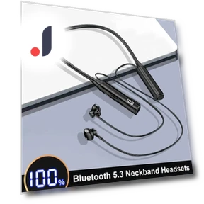 Wireless Neckband Headphones — In-Ear Headphones, Meiteai-Electronics