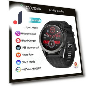 Apollo-06r Pro GPS Smartwatch — Smartwatches, SACOSDING