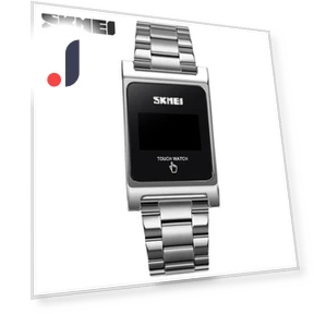 Fashion LED Touch Watch with Glowing Steel Strap — Timepieces, Skmei