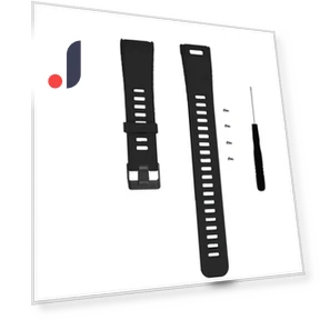 Fashionable Sports Bracelet with Silicone Strap — Wearable Accessories, Glasses