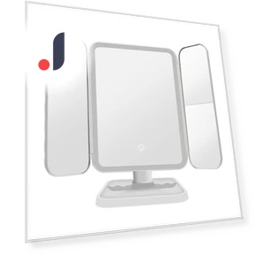 LED Makeup Mirror with 3X Magnification — Handheld, dooob