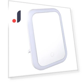 LED Makeup Mirror with Touch Screen — Compact & Travel, Makeup Kits