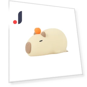 Night Light with Capybara and Bear Design — Night Lights, Happy World Electronics