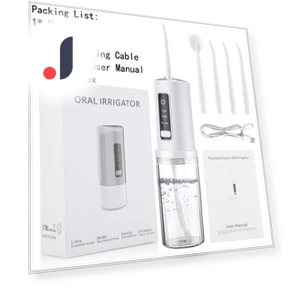 Portable Smart Electric Oral Irrigator — Power Flossers, Light makeup