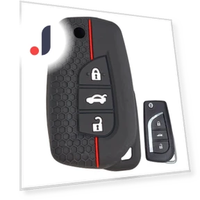 Silicone Remote Control Smart Car Key Fob Cover — Key Holders & Accessories, Cars Auto Home