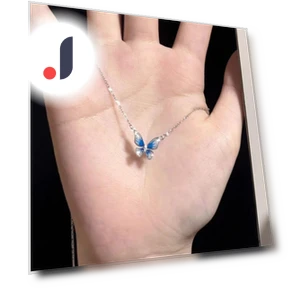 Smart Gradual Change Butterfly Necklace — Smart Jewelry, JMANDJM