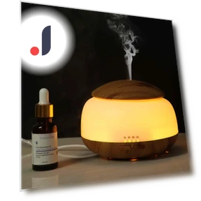 Ultrasonic Aroma Diffuser with Wood Grain — Diffusers, Essager Electronic
