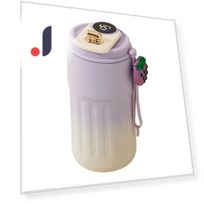 Vacuum Thermo Mug with Temperature Display — Beverage Warmers, FINE DAY