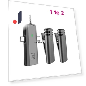 3-in-1 Wireless Lavalier Microphone — Wireless Systems, YJMP Electronic