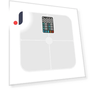 Body Fat Scale with Digital Display — Body Composition Analysis, Refreshing Home