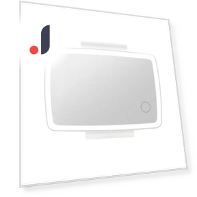 Cosmetic Mirror with Illumination — Interior Mirrors, Car Care