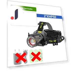 LED Touch Flashlight XHP50 — Flashlights, Factory Discount Outlet