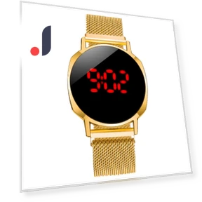 LED Touch Men's Watch with Magnetic Woven Strap — Men's Timepieces, Various wearables