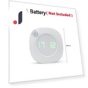 Motion Sensor Night Light with Digital Time Display — Night Lights, Refreshing Home