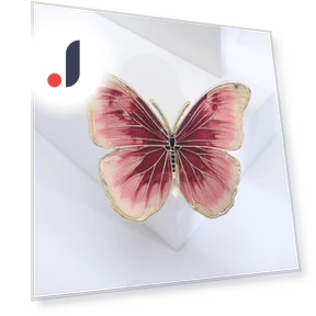 Smart Enamel Dripping Butterfly Brooch — Pins & Brooches, JEWEL HOME
