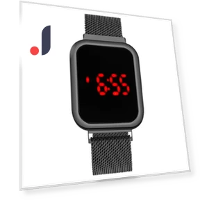 Square LED Touch Men's Watch — Timepieces, Dream shoe edge
