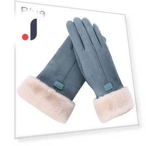 Winter Warm Soft Comfortable Suede Wool Touchscreen Gloves — Gloves & Mittens, new boy 03