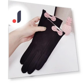 Women's warm cycling gloves with butterfly — Gloves, Exquisite Co., Ltd.