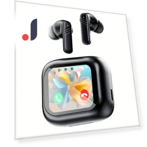 Active Noise Cancelling Headphones with Smart Touch Screen — In-Ear Headphones, CANKE