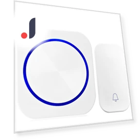 Autonomous Waterproof Wireless Doorbell with Nightlight — Push Buttons, Conwe