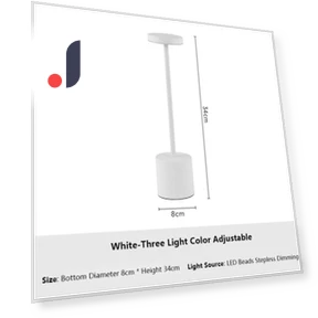 Classic Metal Touch LED Desk Lamp — Desk & Table Lighting, Elberta
