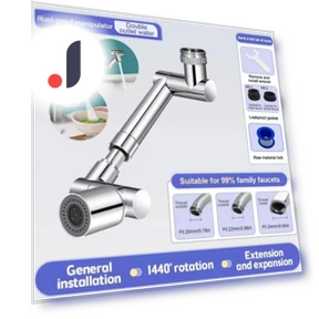 Extendable Universal Rotating Robotic Arm Faucet Extension — Extension Tubes, Super Dream Home
