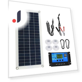 Flexible 12V Panel Switch USB Charging Interface Solar Board with Controller — Renewable Energy Solutions, Musysh