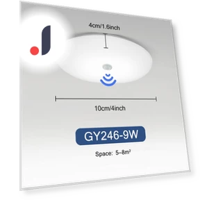 LED Ceiling Light with Automatic PIR Motion Sensor — Overhead Lighting, Your Warm Home