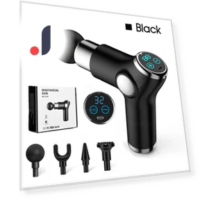 Massage Gun with LCD Touch Screen — Back Relief Solutions, Carrefour online