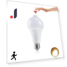 Mini E27 LED Motion Sensor Light Bulb — LED, Build My Home