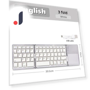 Mini Foldable Keyboard with Touchpad — Keyboards, A powerful man