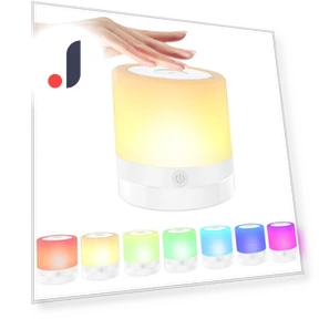 Rechargeable Color-Changing Touch Lamp — Creative Lighting Solutions, Factory Discount Outlet