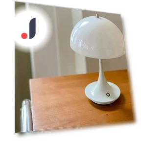 Rechargeable LED Mushroom Table Lamp — Desk & Table Lighting, Your Warm Home