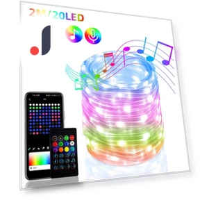 RGB Smart Bluetooth Control USB LED String Lights — String Lights, Your Warm Home